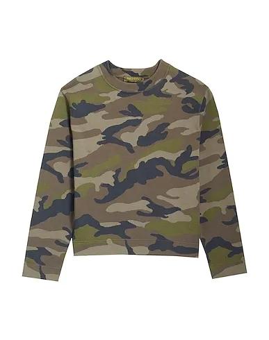 Military green Knitted Sweatshirt