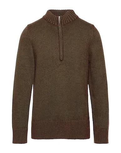 Military green Knitted Turtleneck