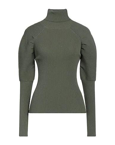 Military green Knitted Turtleneck