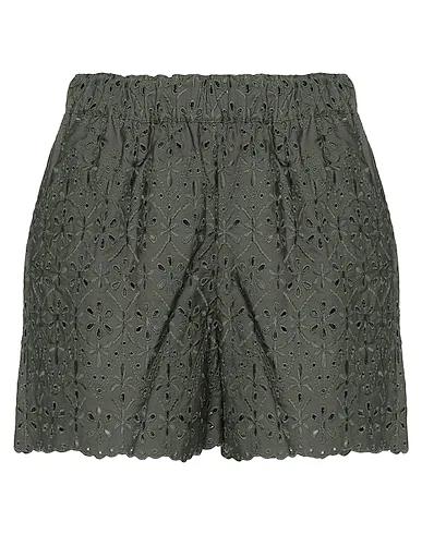 Military green Lace Shorts & Bermuda