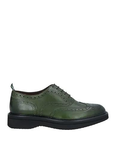Military green Laced shoes