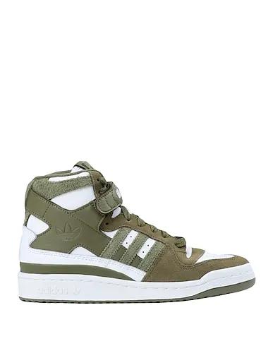 Military green Leather Sneakers FORUM 84 HI W
