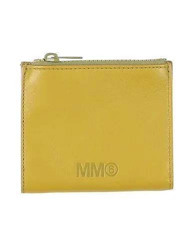 Military green Leather Wallet