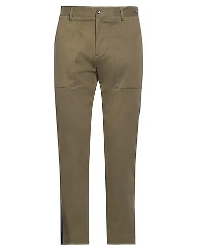 Military green Moleskin Casual pants