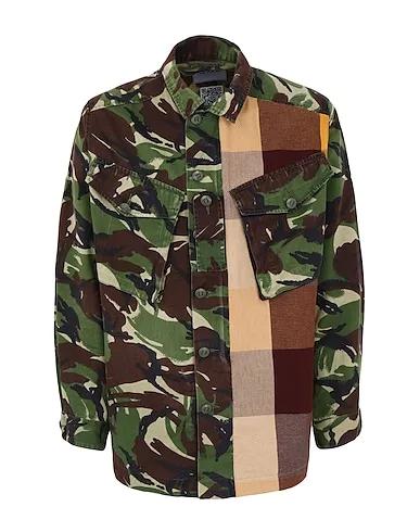 Military green Patterned shirt ENGLISH CAMOU/DPM  JACKET - 1990'S
