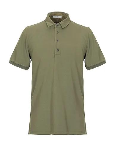 Military green Piqué Polo shirt