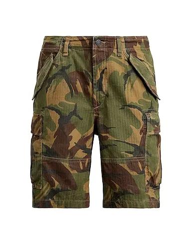 Military green Shorts & Bermuda CLASSIC FIT CAMO CARGO SHORT
