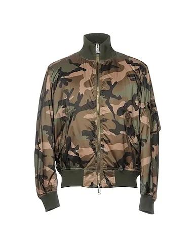 Military green Techno fabric Bomber