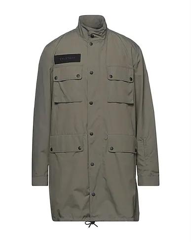 Military green Techno fabric Full-length jacket