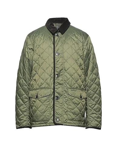 Military green Techno fabric Jacket Barbour Horden Quilt