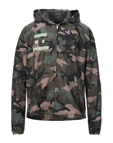 Military green Techno fabric Jacket