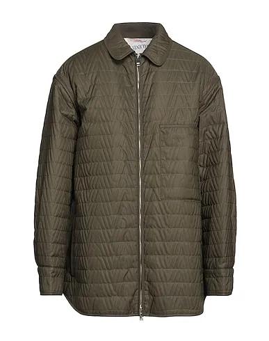 Military green Techno fabric Jacket