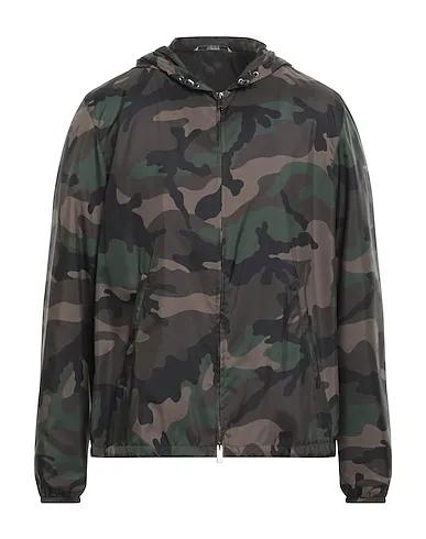 Military green Techno fabric Jacket