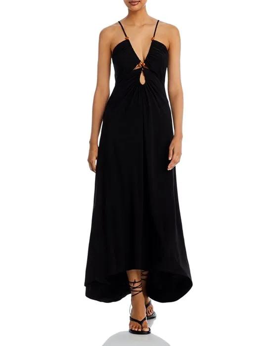 Milly High Low Maxi Dress