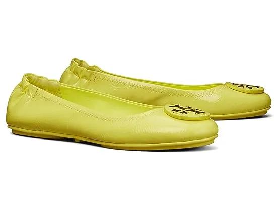 Minnie Travel Ballet w/ Leather Logo