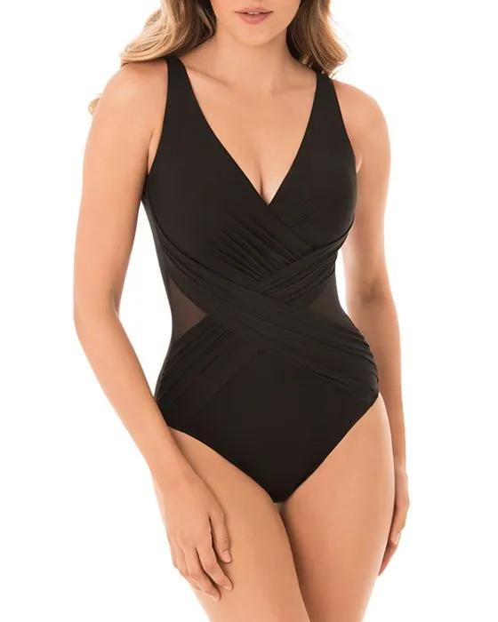 Miraclesuit Illusionists Crossover One Piece Swimsuit 