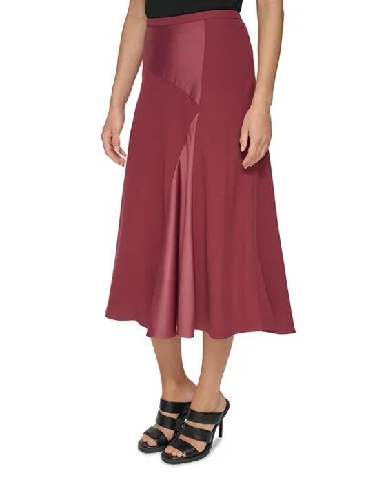 Mixed Media Panel Skirt