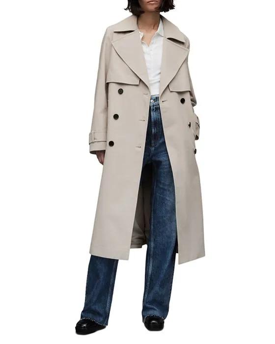 Mixie Leopard Trench Jacket