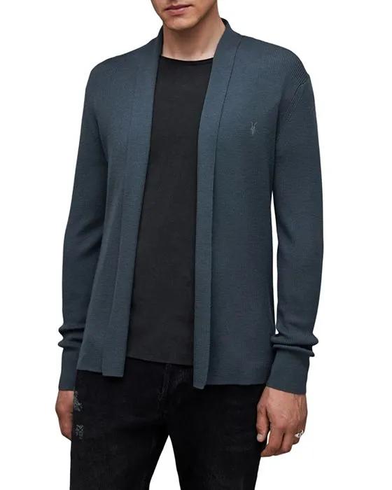 Mode Merino Wool Open Cardigan