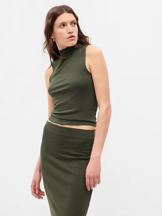 Modern Mockneck Tank Top