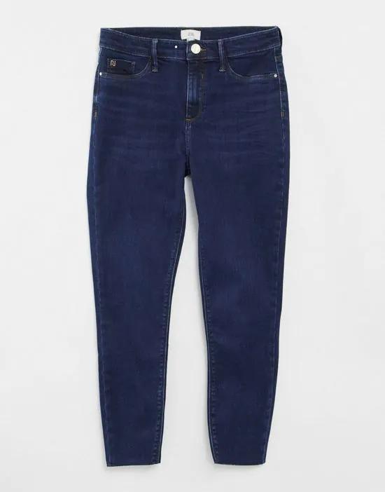 Molly skinny jeans in dark auth blue