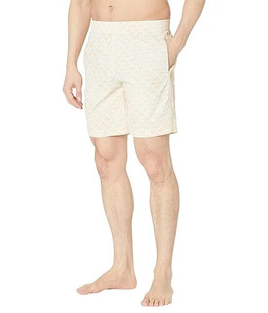 Monogram All Over Print Swim Shorts