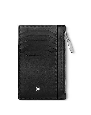 MONTBLANC Meisterstück Pocket Holder 8cc with zipped pocket | Black Men‘s Wallet