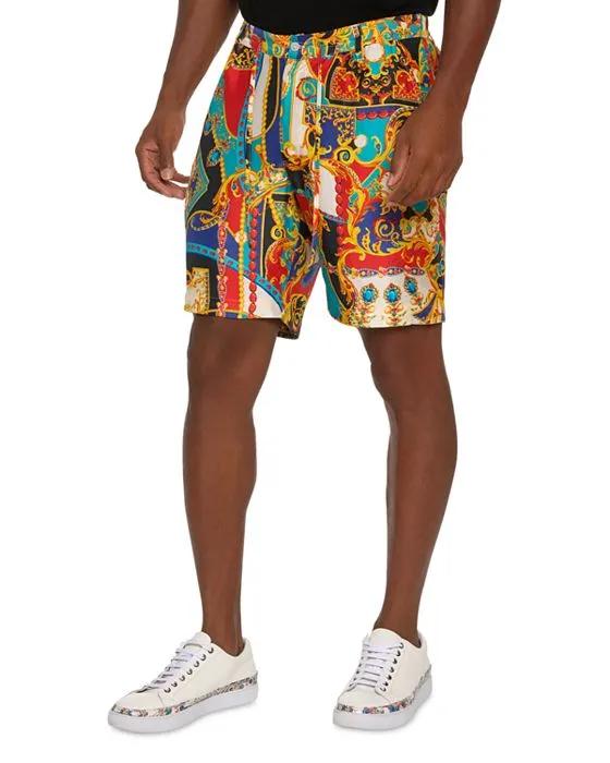 More More More Limited Edition Printed Silk Shorts