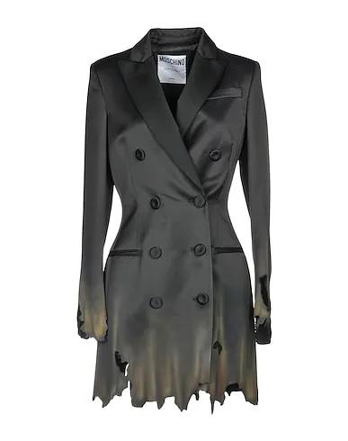 MOSCHINO | Black Women‘s Double Breasted Pea Coat