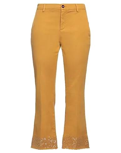 Mustard Gabardine Casual pants