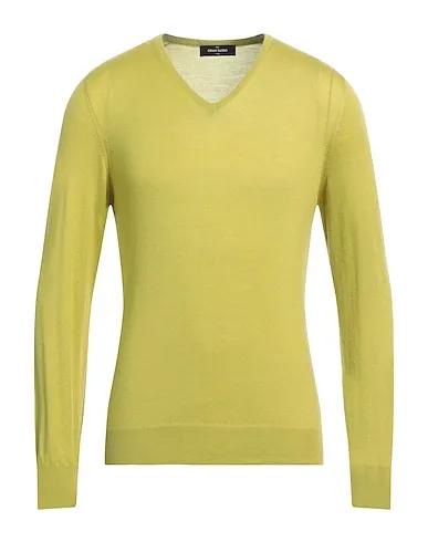 Mustard Knitted Cashmere blend
