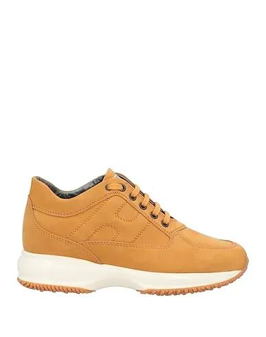 Mustard Leather Sneakers