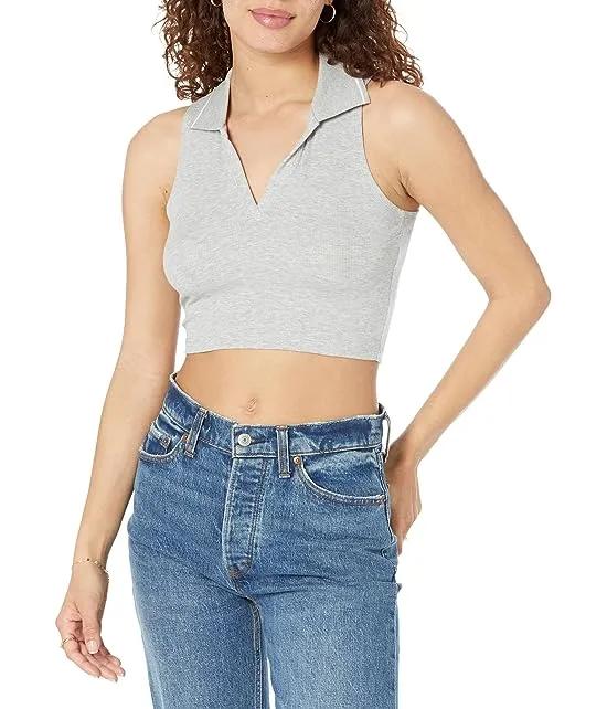 MWL Polo Crop Tank Top