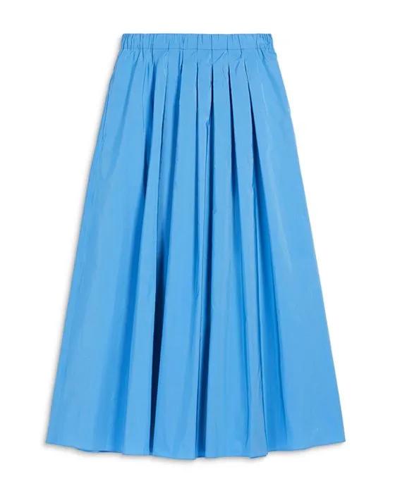 Narsete Pleated Midi Skirt