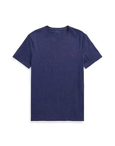 Navy blue Basic T-shirt CUSTOM SLIM FIT JERSEY CREWNECK T-SHIRT