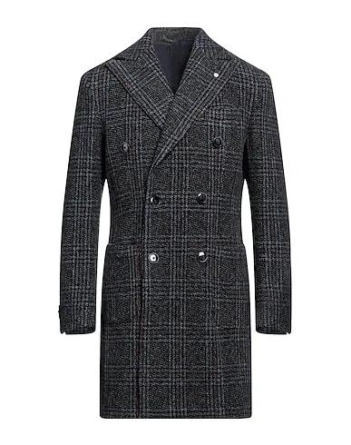 Navy blue Boiled wool Coat