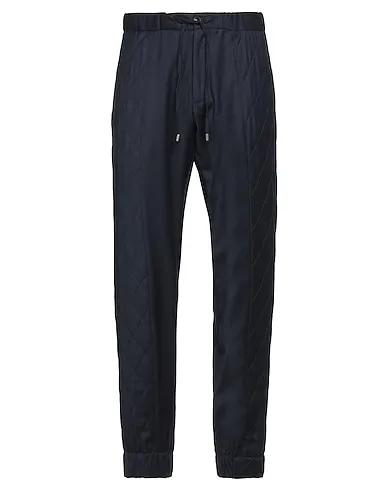 Navy blue Cool wool Casual pants