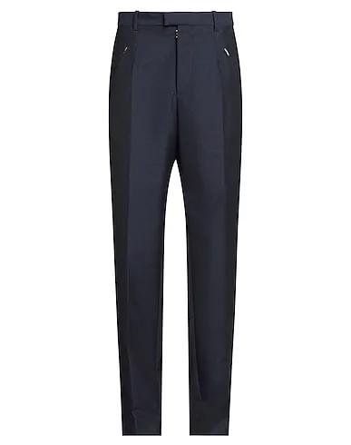 Navy blue Cool wool Casual pants