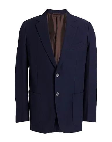 Navy blue Cotton twill Coat
