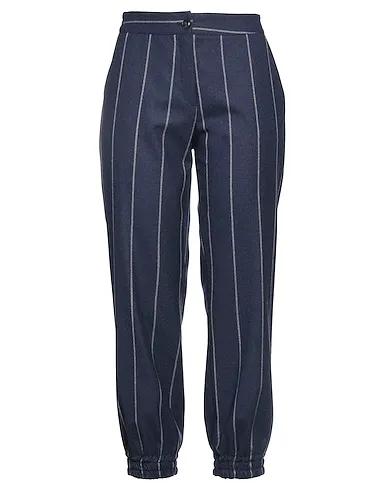 Navy blue Flannel Casual pants