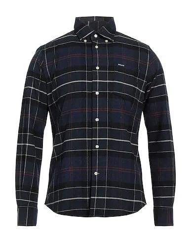 Navy blue Flannel Checked shirt