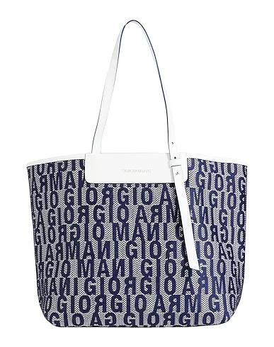 Navy blue Jacquard Handbag