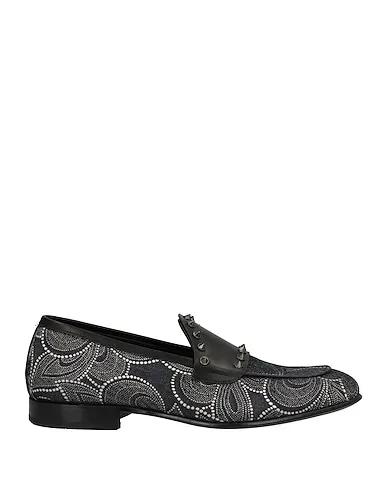 Navy blue Jacquard Loafers