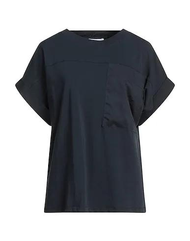 Navy blue Jersey Basic T-shirt