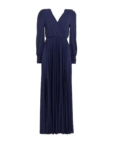 Navy blue Jersey Long dress