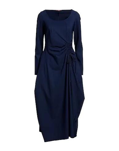 Navy blue Jersey Midi dress