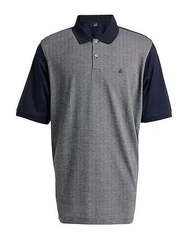 Navy blue Jersey Polo shirt