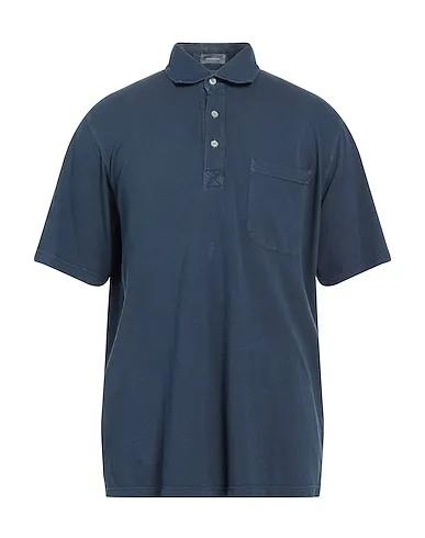 Navy blue Jersey Polo shirt