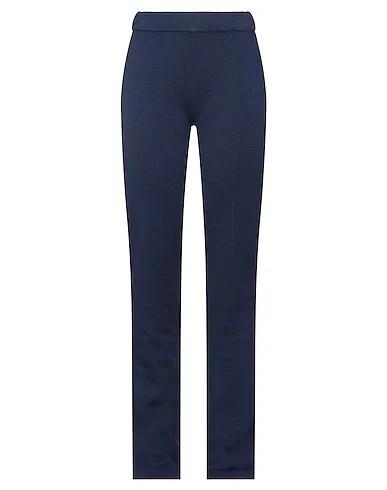 Navy blue Knitted Casual pants