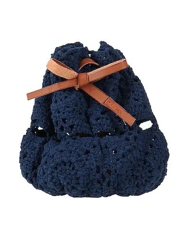Navy blue Knitted Handbag